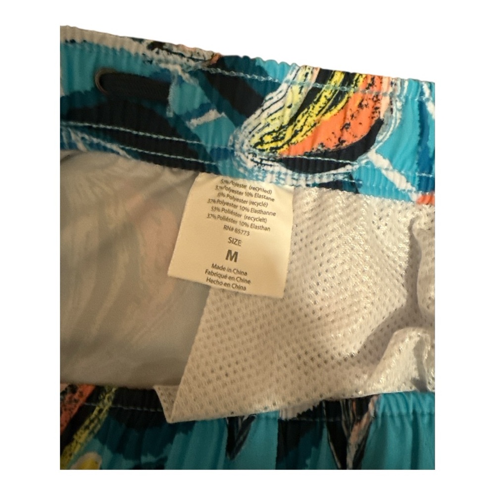 O’Neil Hermosa Swim Trunks Hyperdry Floral Print Bright Blue Medium surfing NWT - Picture 4 of 5